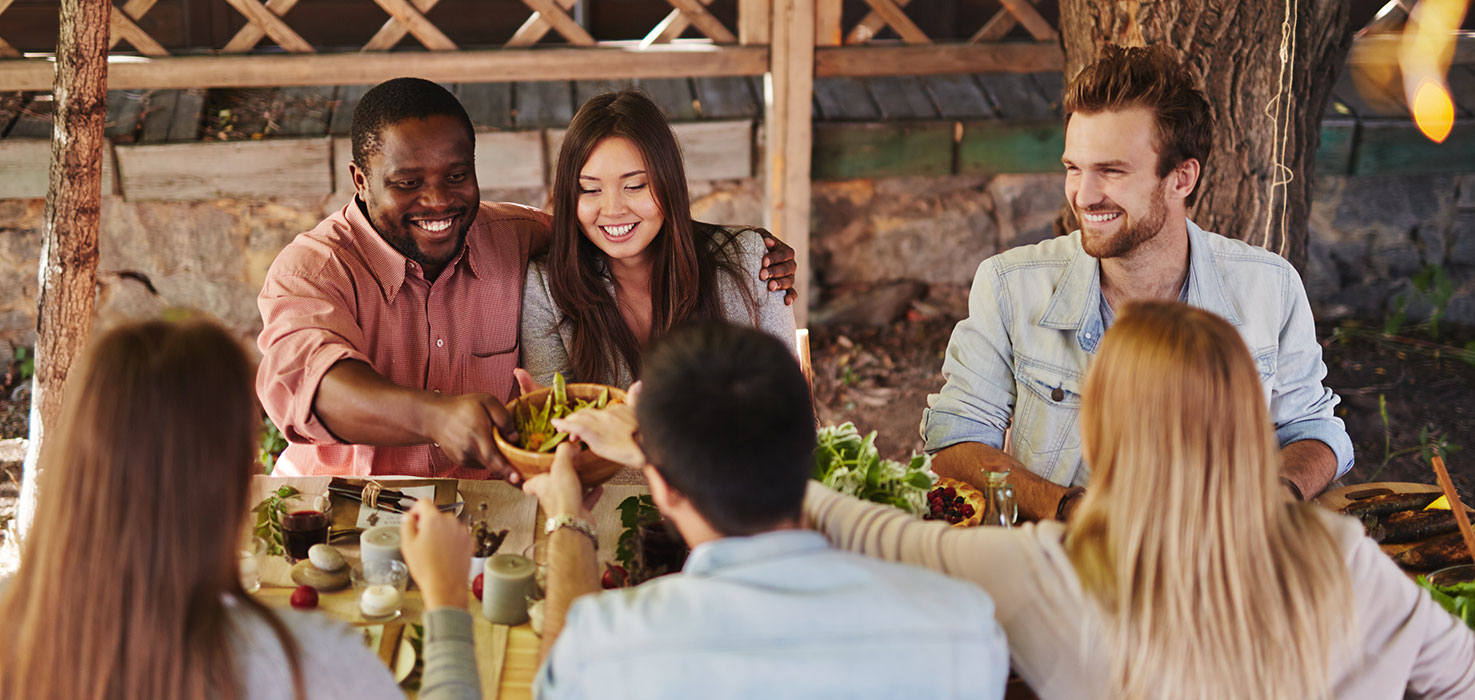 Being present with friends