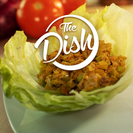 Curry Chicken Salad Lettuce Wraps