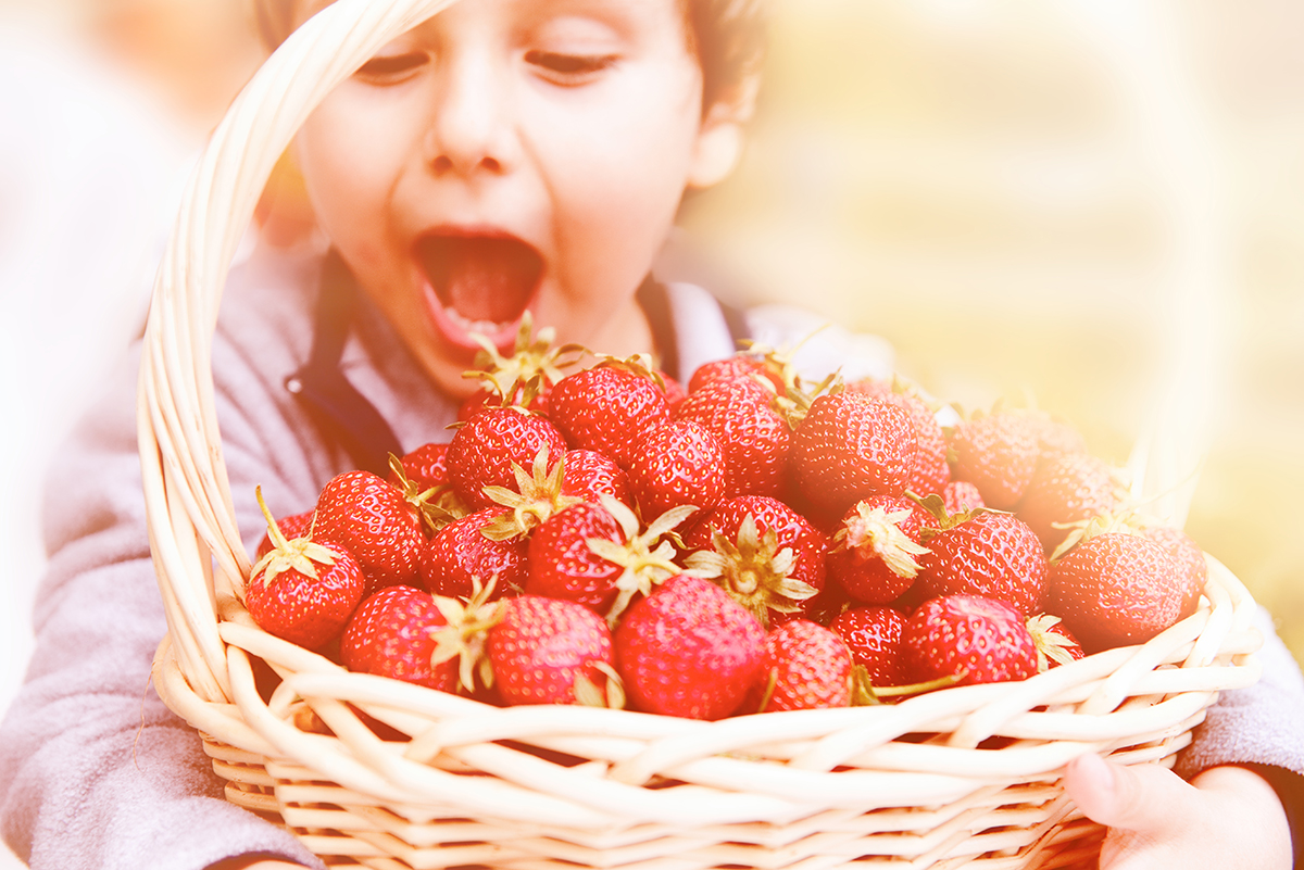 child-with-berries