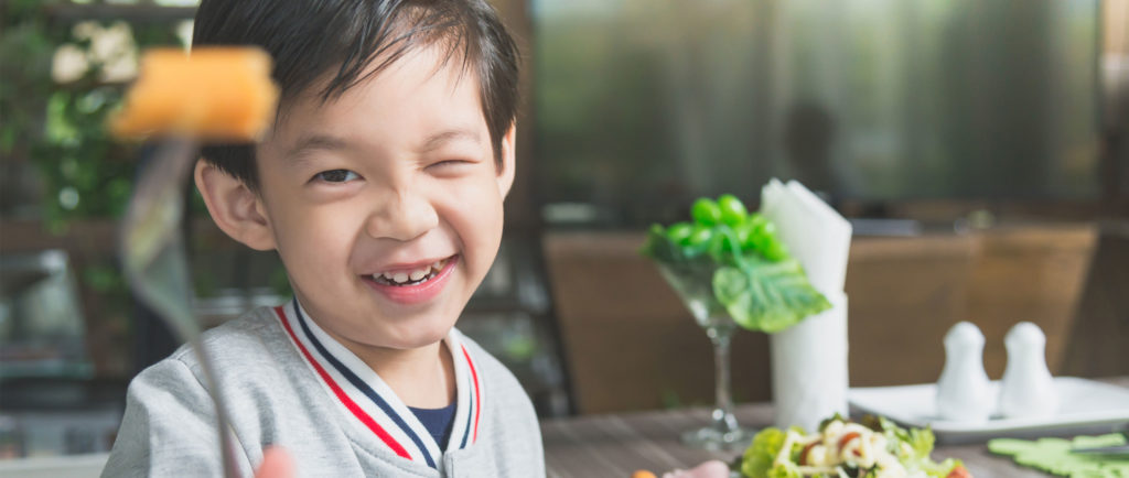 Kids making healthy choices